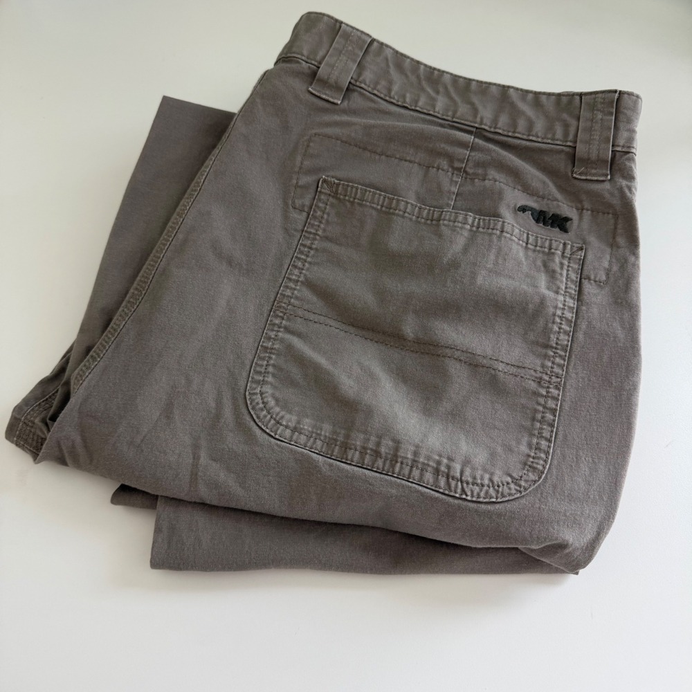 Mountain Khakis Mens All Mountain Pant Classic Fit Gray Tan 40x34 2025045